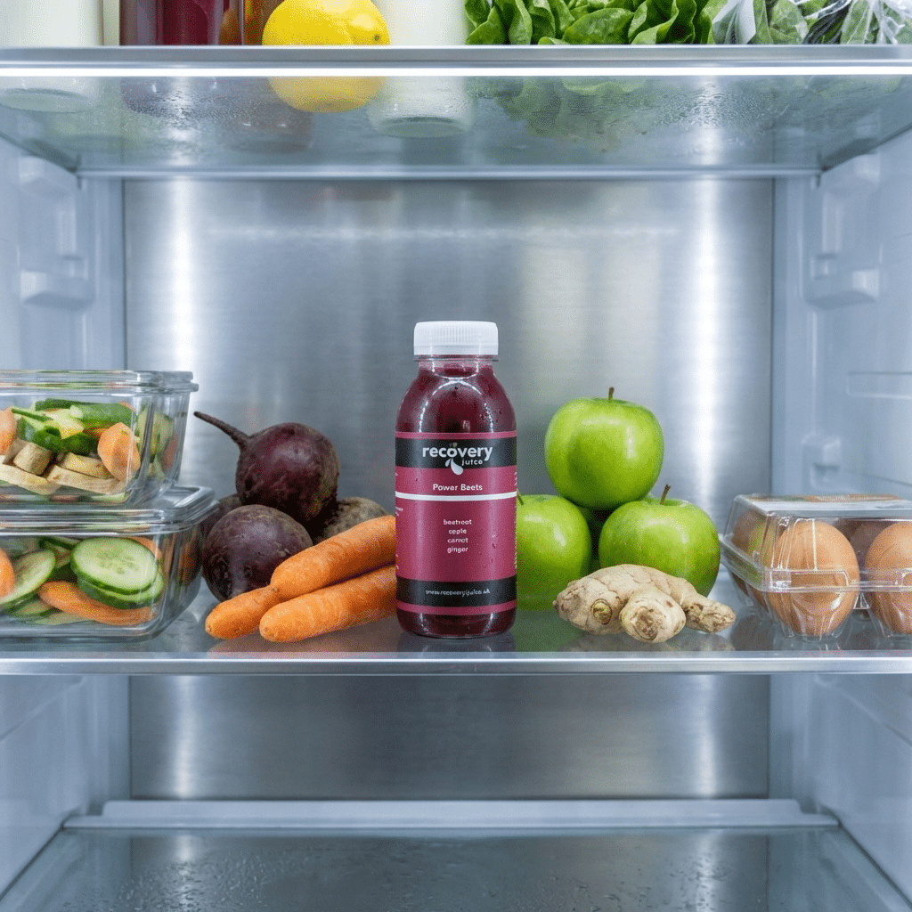 Beetroot Juice Stored in Fridge – Power Beets