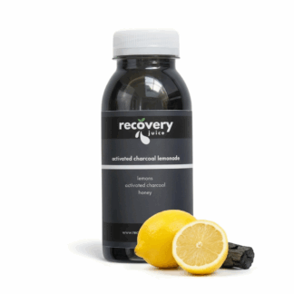 activated charcoal with cold pressed lemon and honey